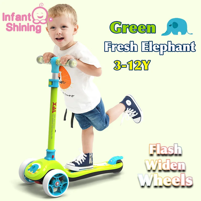 Детский Блестящий скутер детский Балансирующий велосипед игрушки для езды на