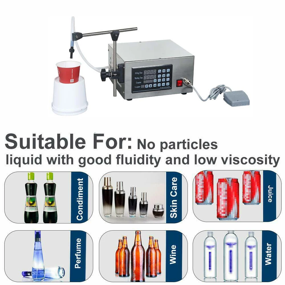 Разливочная машина для жидкости Цифровая автоматическая разливочная с цифровым