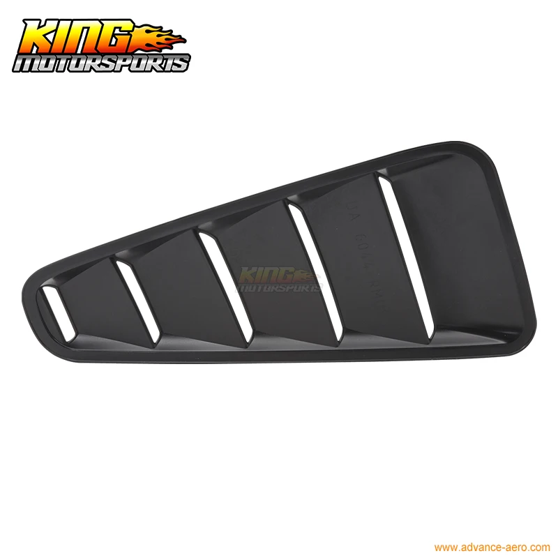 Подходит для 2010-2014 Ford Mustang 2DR 5 Вентиляционное боковое окно жалюзи Чехлы Mach Style |