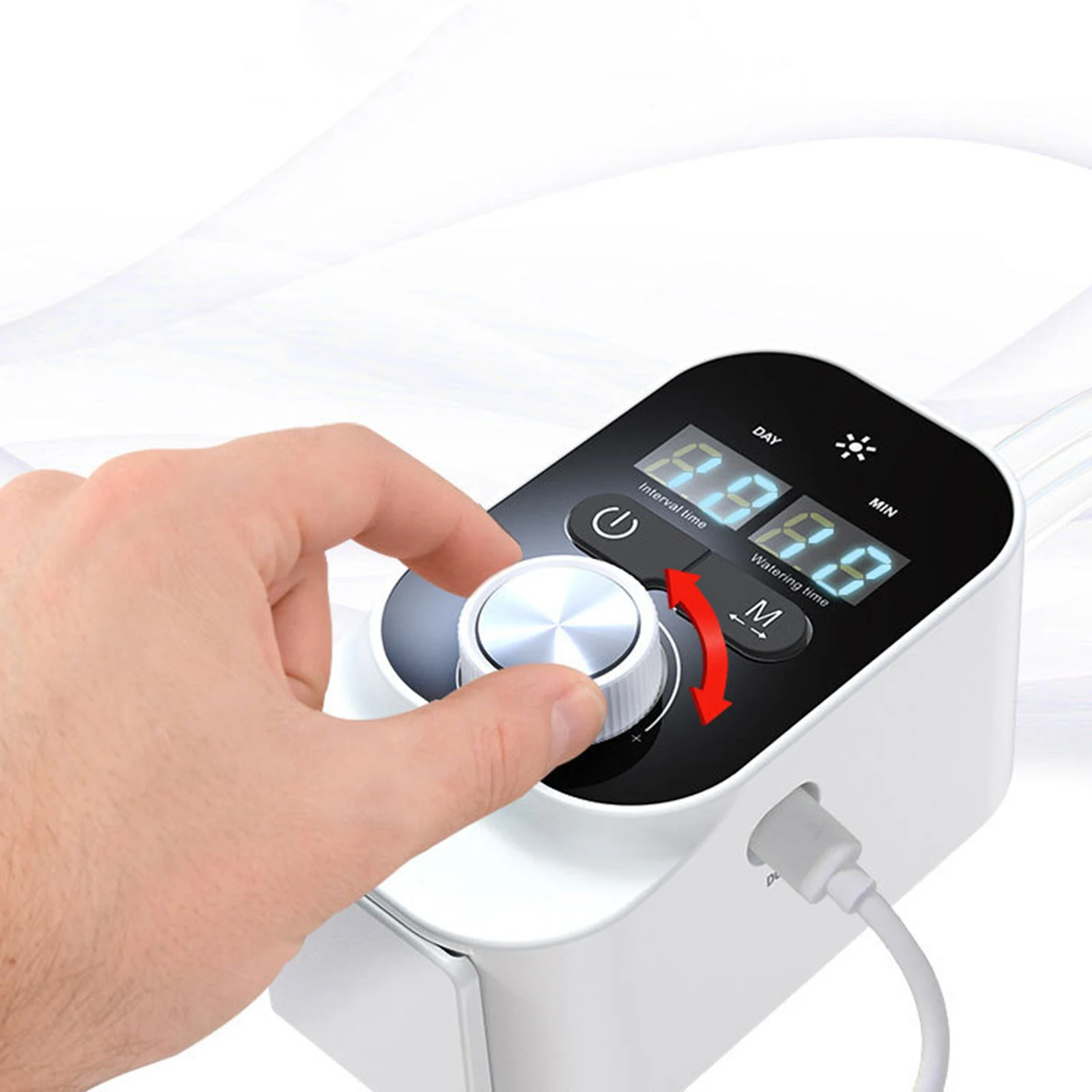 

Automatic Watering Device Irrigation Timer LCD Screen Intelligent Outdoor USB Charging Suit ABS Gardening Tools