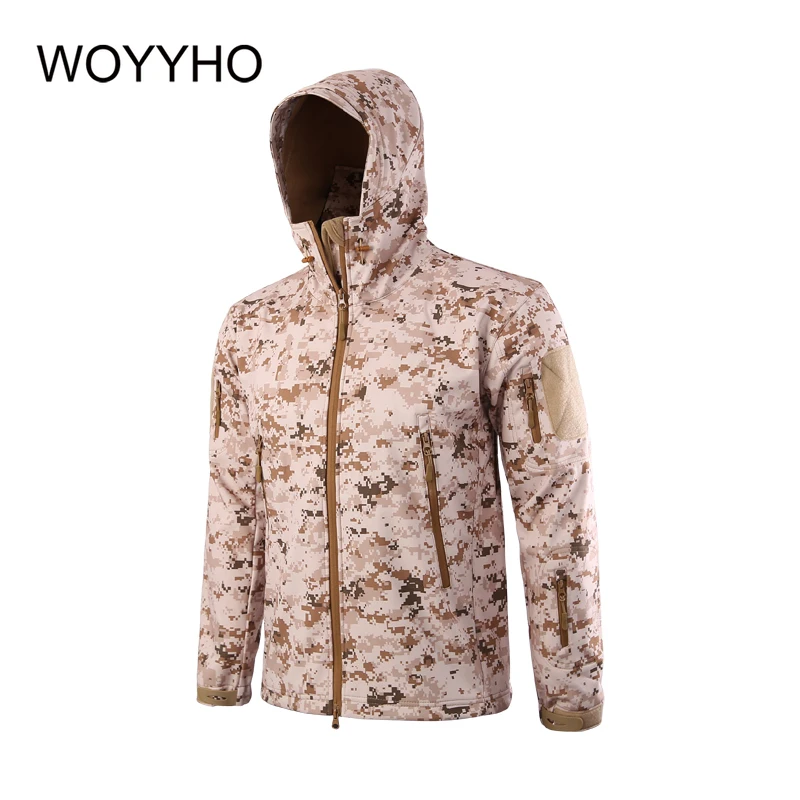 Зимняя Военная Тактическая походная куртка Мужская теплая армейская