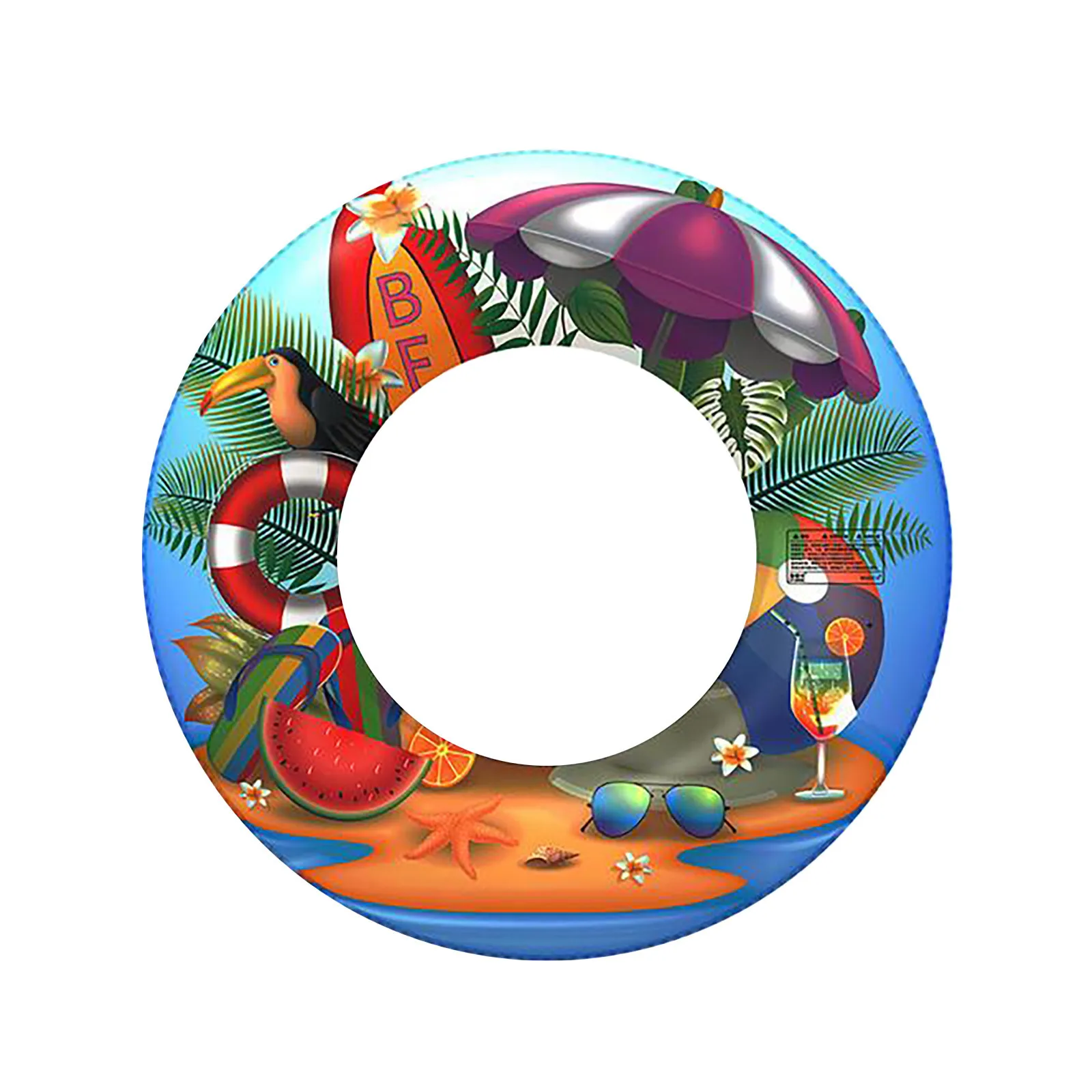 

Swimming Ring Baby Toys Inflatable Floats Swimming Swim Ring Pool Kids Water Toy Beach Toy Beach Ball Outdoor Toys For Children