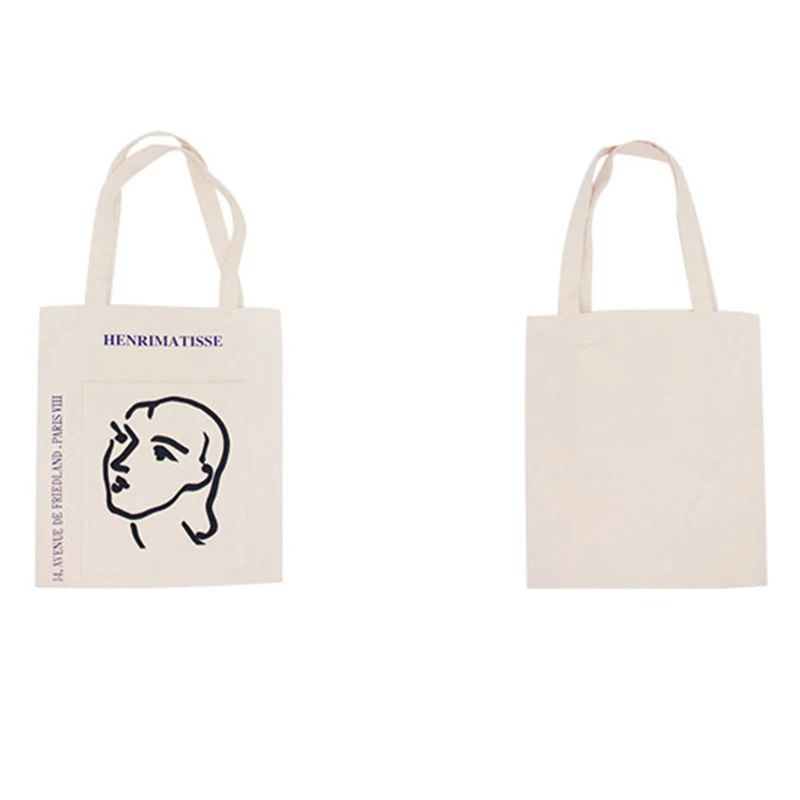 

ASDS-Abstract Head Bag Ladies Light Style Shoulder Bag Large Capacity Shopping Handbag Fashion Classic Handbag