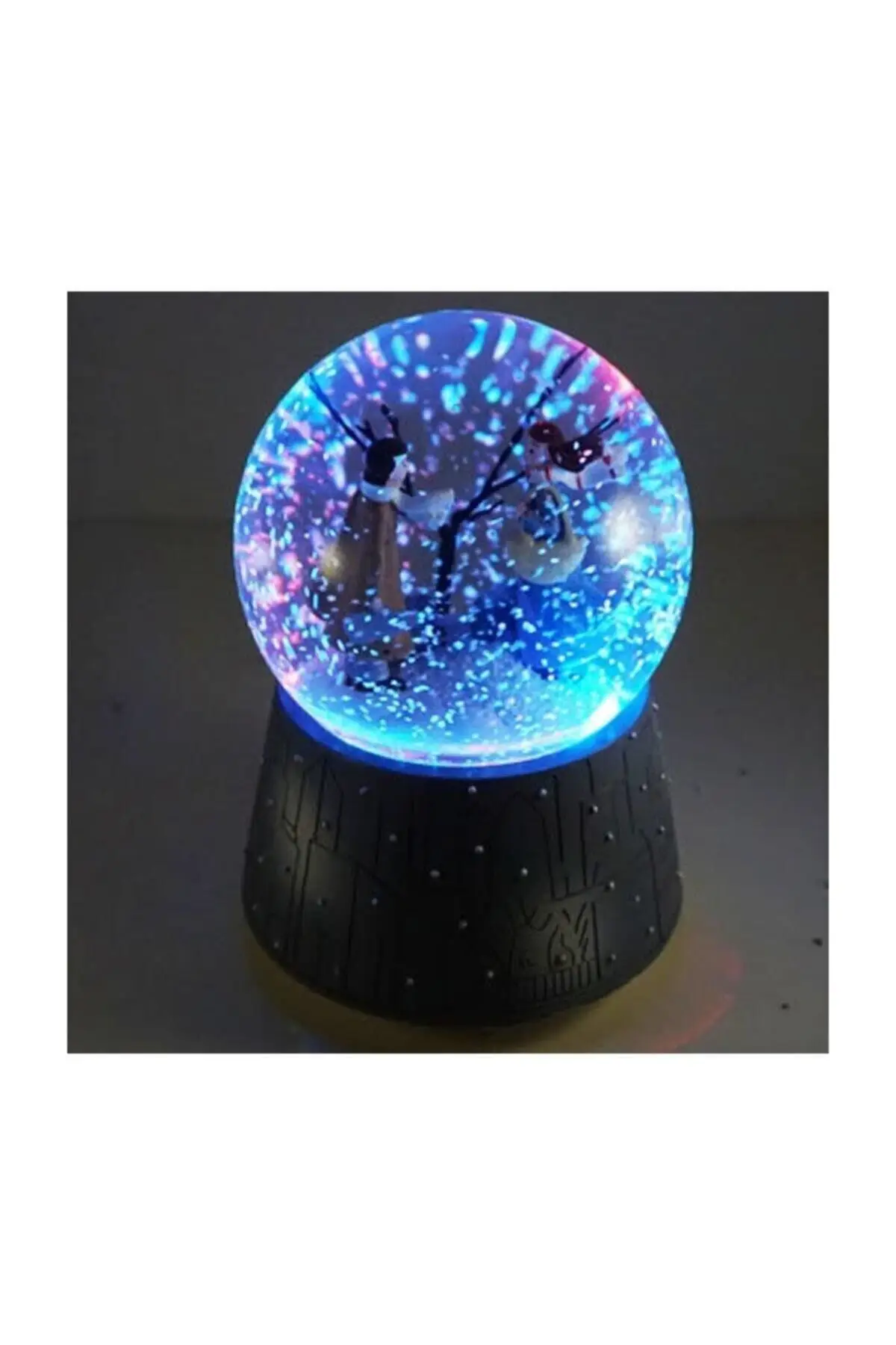 Зимняя сказка автоматический струйный музыкальный светящийся большой размер