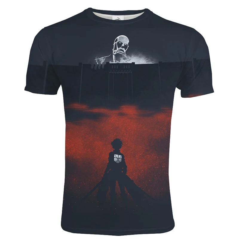 

2021 Hot Japan Anime Men T-Shirt Anime Cartoon Harajuku T Shirts Men Summer Shirt Oversized Round Neck Tops Short Sleeve Tees