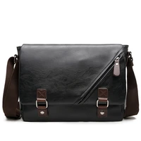 new brand casual men briefcase business shoulder bag leather messenger bags computer laptop handbag bag men travel bags