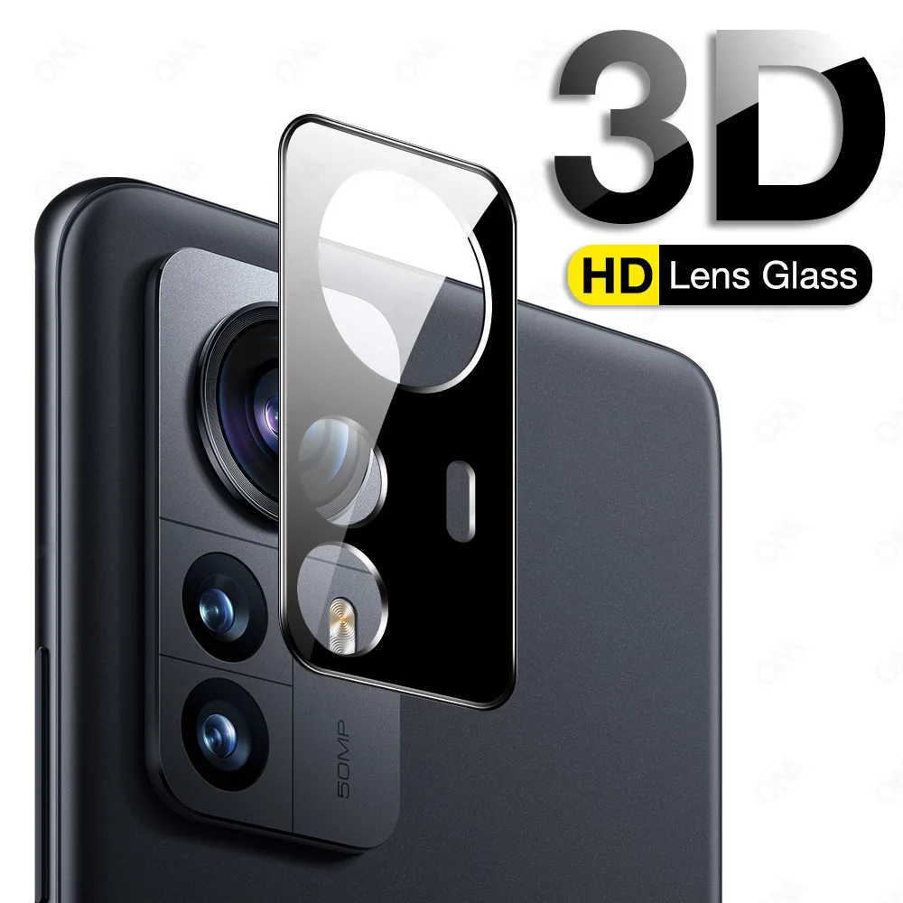 Cristal de lente 3D para Xiaomi 12 12X Pro, Protector de pantalla de lente para Mi 11 Lite 10 Ultra 9H, película protectora de vidrio templado para cámara trasera