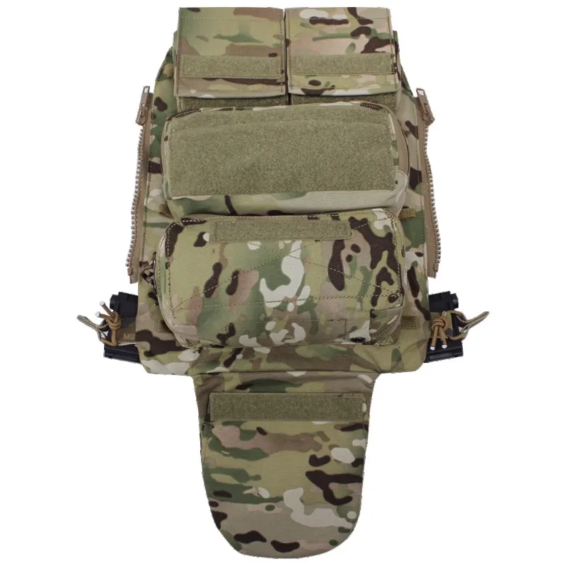 CPC / AVS / JPC Vest Three-Layer Backplane Bag Tactical Package Pack Zip-On Panel 3.0 Camouflage Equipment