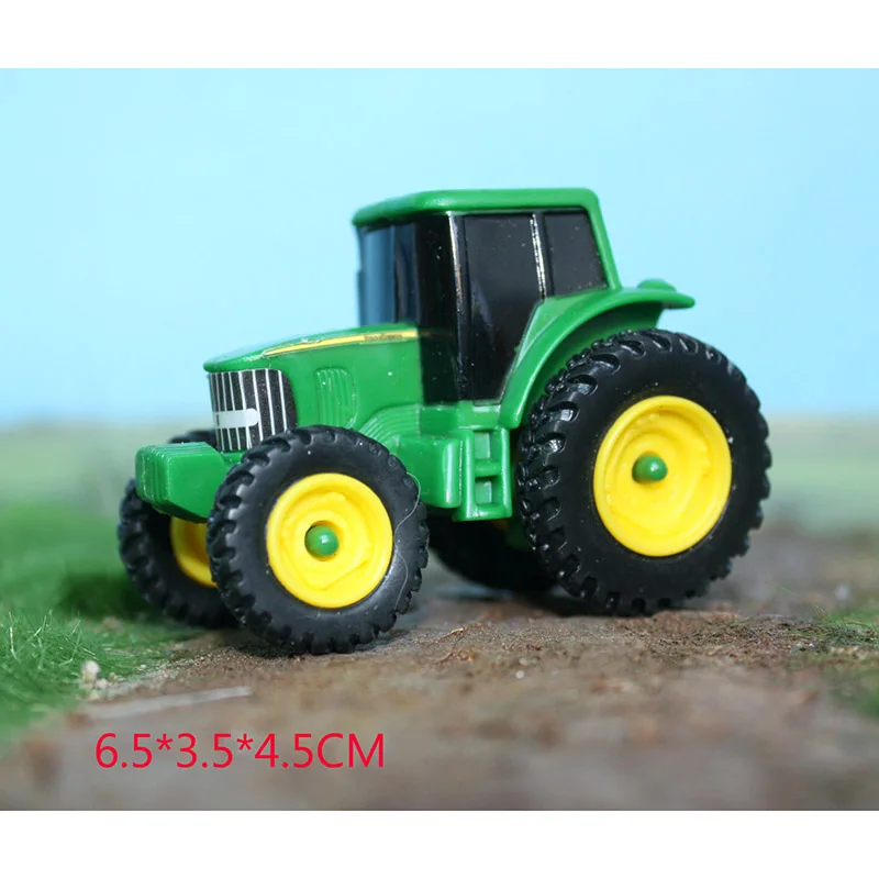 Литый под давлением сплав 1/64 ERTL Зеленый Трактор Сельскохозяйственная модель