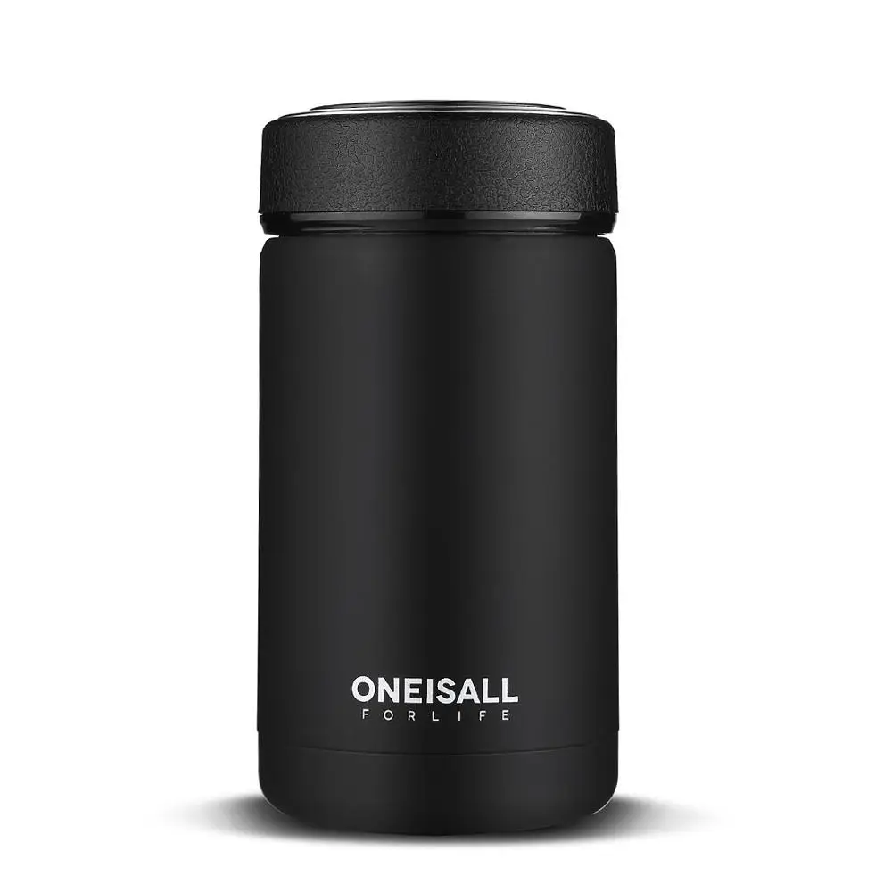 380ml Black Термосы, термосы для кофе, бутылки для заварки чая, кофейная кружка из нержавеющей стали 304, термоизоляционная бутылка для машины, 380 мл, 680 мл - Цвет: 380ml Black