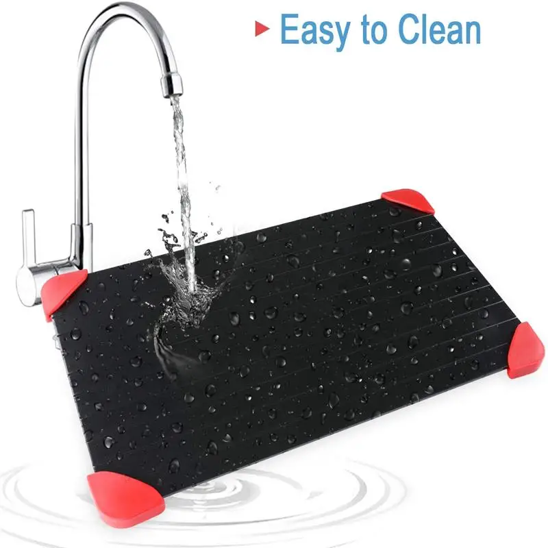 Быстрая разморозка лоток для разморозки замороженная еда Мясо Фрукты быстрая