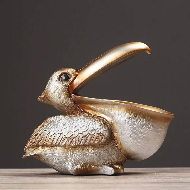 

Nordic Pelican small ornaments living room bedroom home decoration shoe cabinet porch key storage furnishings