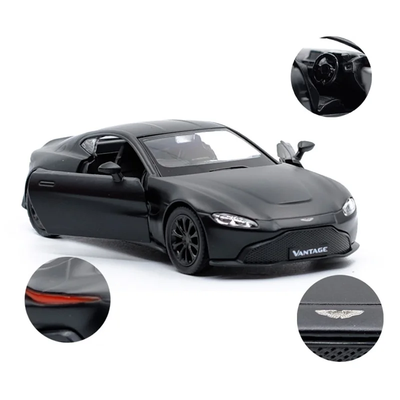 Точная имитация эксклюзивный Diecasts& Toy Vehicles: RMZ city автомобильный Стайлинг Aston Martin Vantage 1:36 сплав литье под давлением игрушечные машины