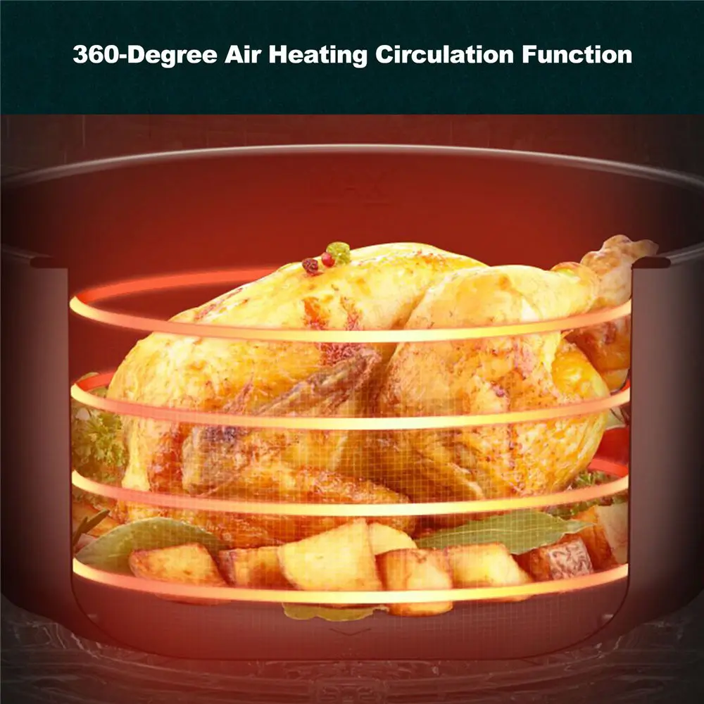 Фритюрница Bear 3L без масла умная безмасляная фритюрница электрическая плита