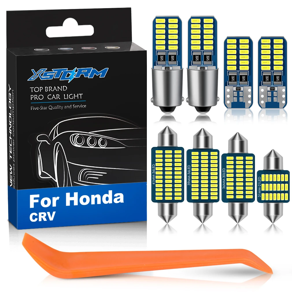 

XSTORM For Honda CR-V CRV I II III IV V MK 1 2 3 4 5 1995-2020 Vehicle Canbus Car Interior Lights LED Bulb Dome Trunk Lamp 12V