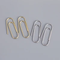 simple silver plated rebate pin ear hook fashion personality womens ear hook hip hop rock party jewelry anniversary gift