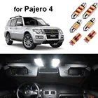 15 шт. Canbus Светодиодная лампа для освещения салона автомобиля Комплект для Mitsubishi Montero Shogun Pajero 4 V80 V93 V97 V98 2007-2020 внутренний светильник