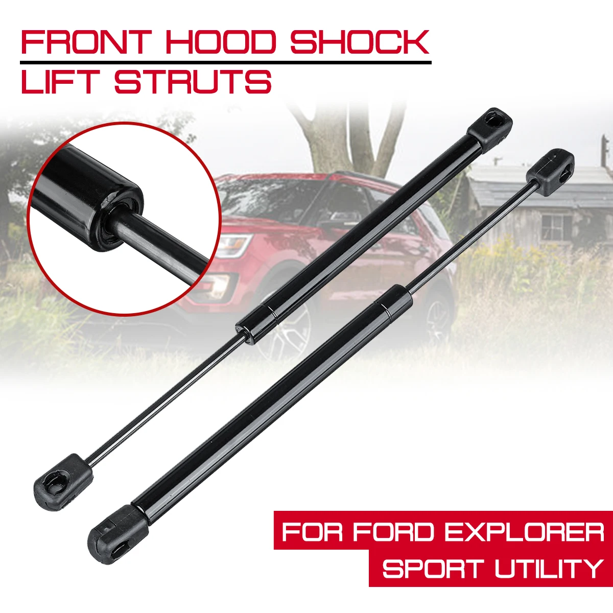 

Bonnet Hood Shock Lift Strut For Ford Explorer Sport Utility Front Engine Cover Struts Bar Support Rod Arm Gas Spring Brack