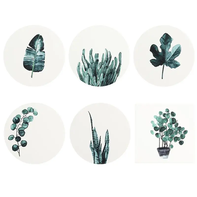 6 шт. керамические термоизоляционные коврики в скандинавском стиле |