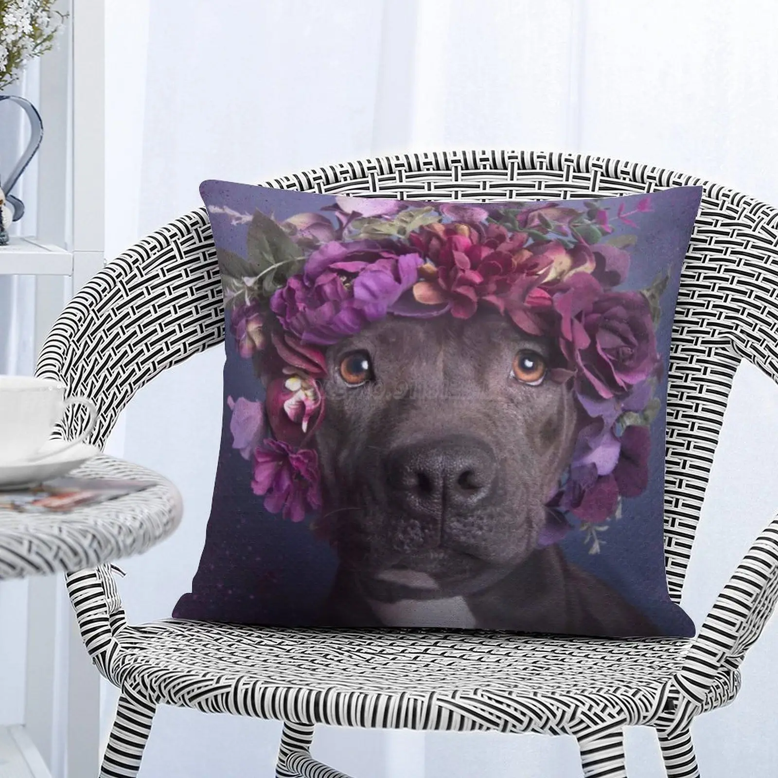 Наволочка с блестками Flower Power Aria наволочка для дивана 40x40 см изображением русалки