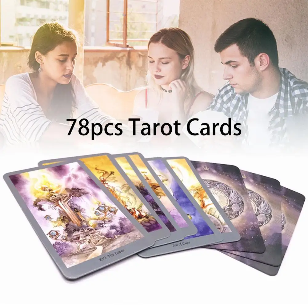 Полный английский лучистый Райдер Wait Tarot карты заводского изготовления Smith Tarot палубная настольная игра карты ведьма Таро Shadowscapes карта