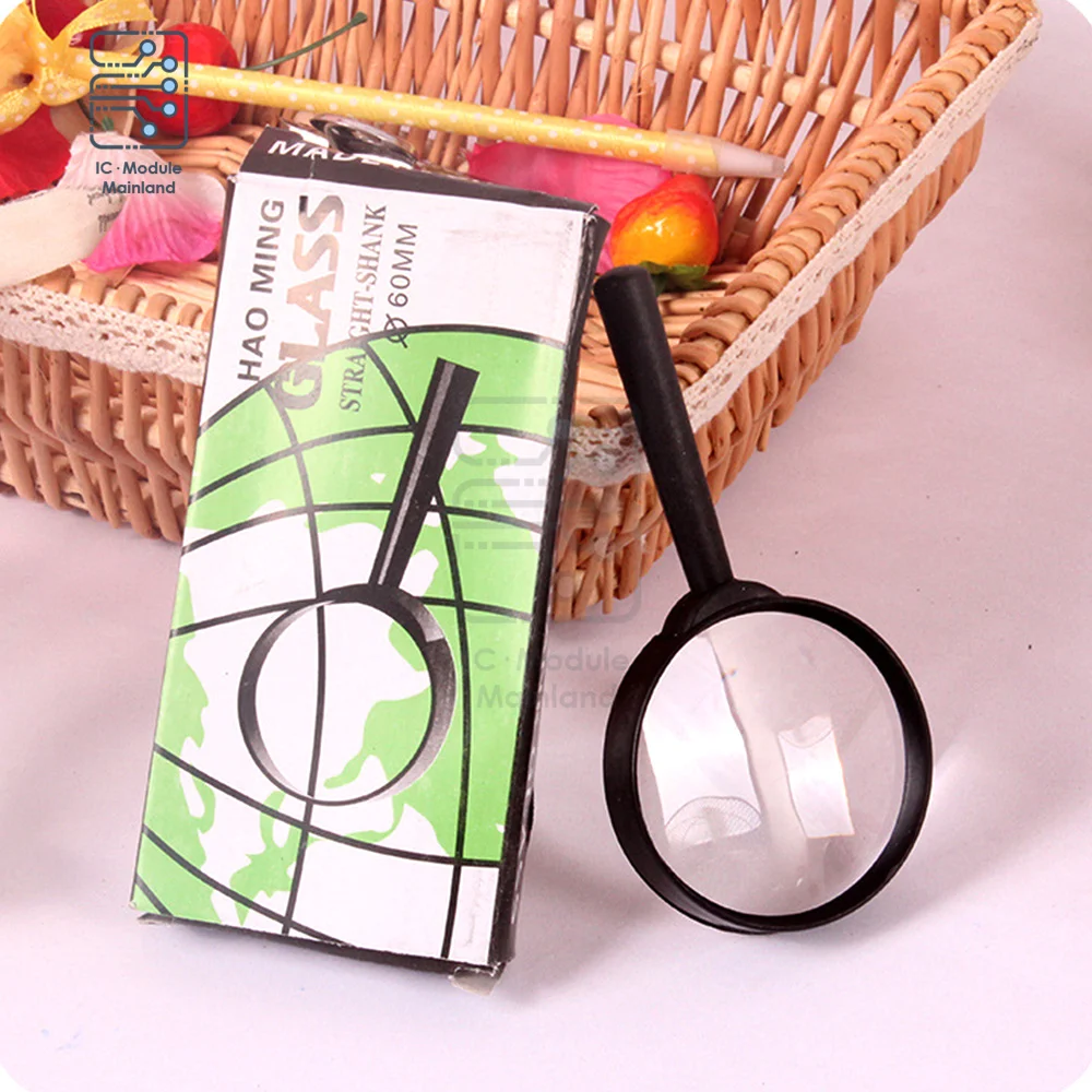 Увеличительное стекло 5X лупа 100 мм ручная для чтения линза изысканное качество