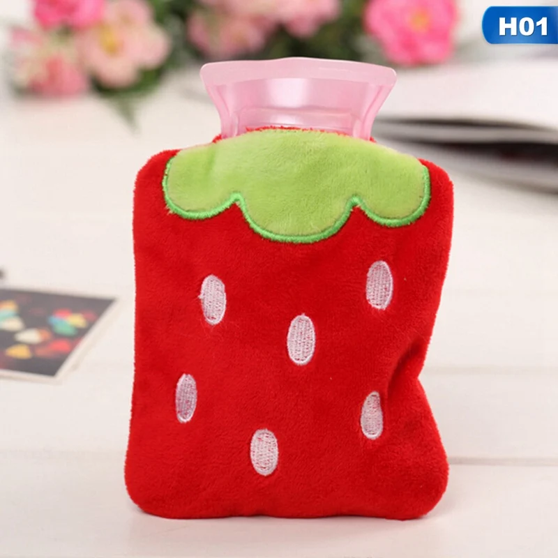 

1pcs! Mini Hot Water Bottles Portable Hand Warmer Girls Pocket Hand Feet Hot Water Bags Cute Cartoon Hand Warm Hot Water Bottle