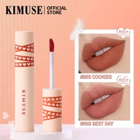 kimuse matte liquid lipstick vegan soft matte lip cream lip gloss high pigmented cream lipstick for common makeup