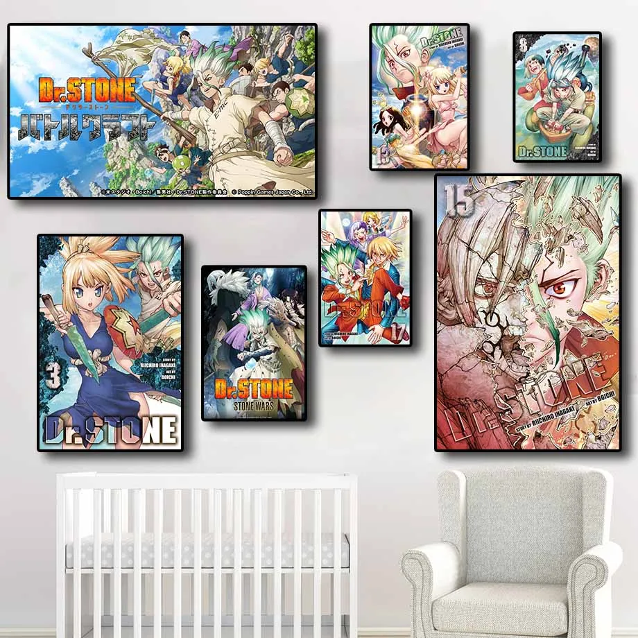 

Anime Dr Stone Ishigami Senkuu Picture 5D DIY Diamond Painting Square/Round Full Drill Mosaic Cross Stitch Kit Artist Home Decor