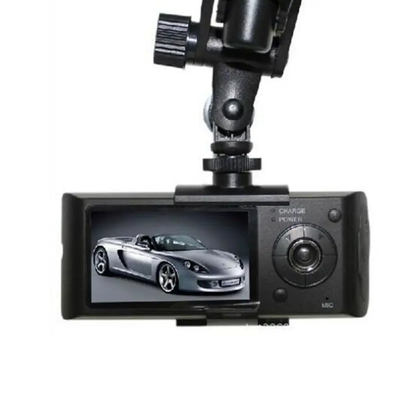 Driving Recorder Double Lens R300 Wide Angle Gravity Sensing GPS Camera Auto Parts | DVR/Dash