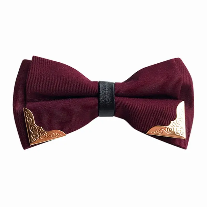 Металлический бантик для головы Галстуки жениха Мужчины Женщины Бабочка