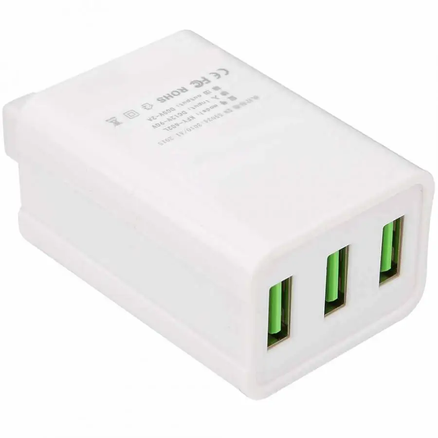 Electric Mobile Phone Charger Adapter 2.1A Digital Display Three-Port USB Bicycle Power Socket | Спорт и развлечения