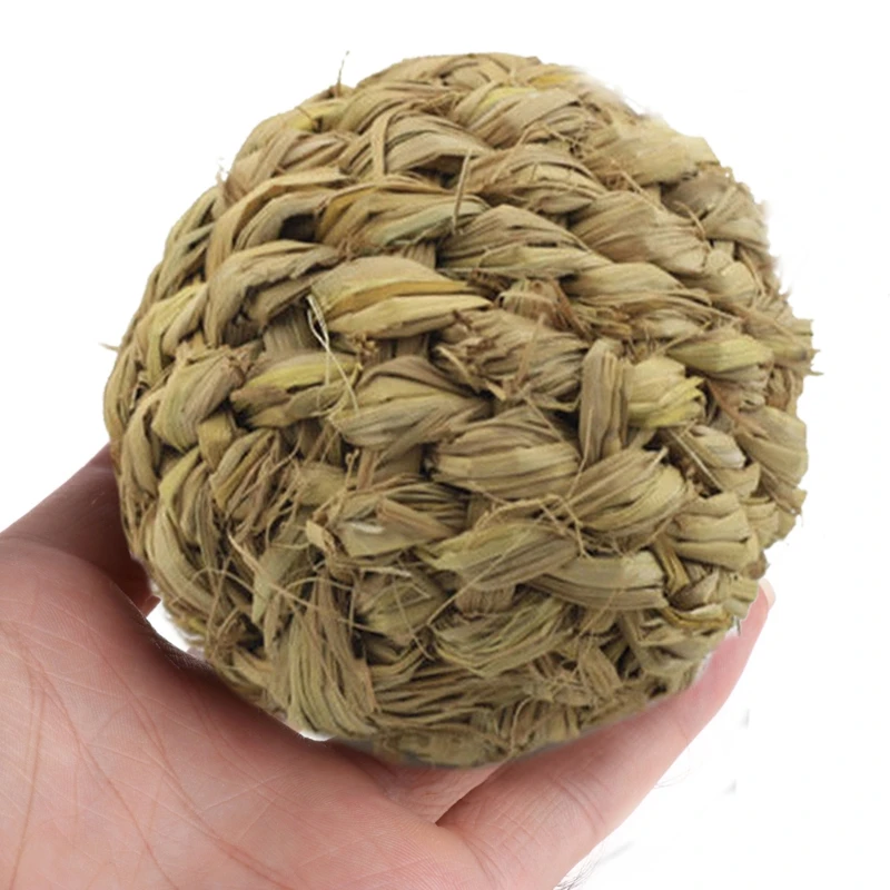Фото Hot Sale Pet Chew Toy Natural Grass Ball with Bell for Rabbit Hamster Guinea Pig Tooth Cleaning Дом и сад Hot Sale Pet Chew Toy Natural Grass Ball with Bell for Rabbit Hamster Guinea Pig Tooth Cleaning Дом и сад