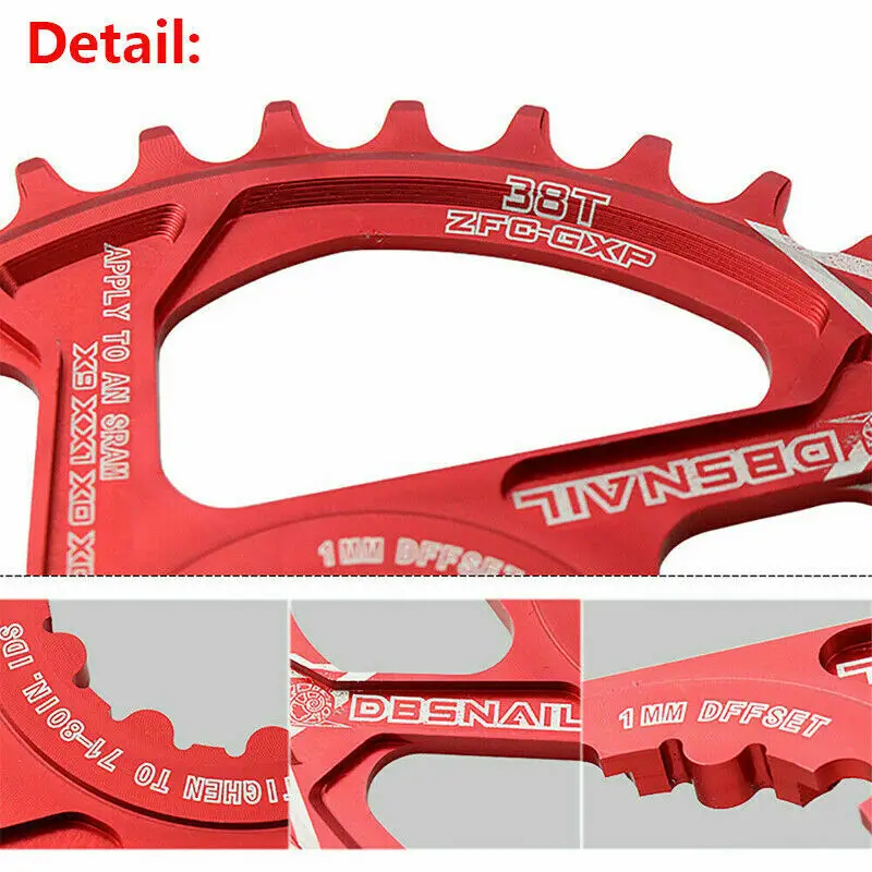 Велосипедная Звездочка SNAIL GXP для горного велосипеда 170 мм Кривошип BB MTB