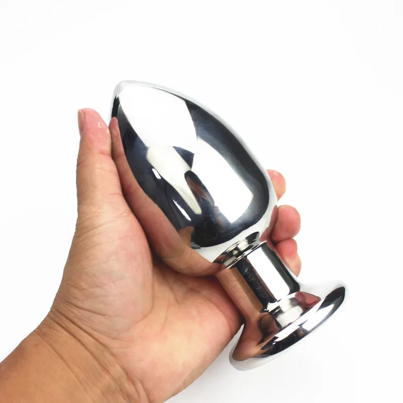Solid Anal Plug Bolt Fist Sex Toys Stainless Steel Backyard Butt Anus Dilator Female Male Massager Device HH34 | Красота и здоровье