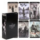 Таро с изображением темноты светильник, 78 карт, карточки с изображением ораклов, инструменты для гадания религии, для начинающих, для гадания