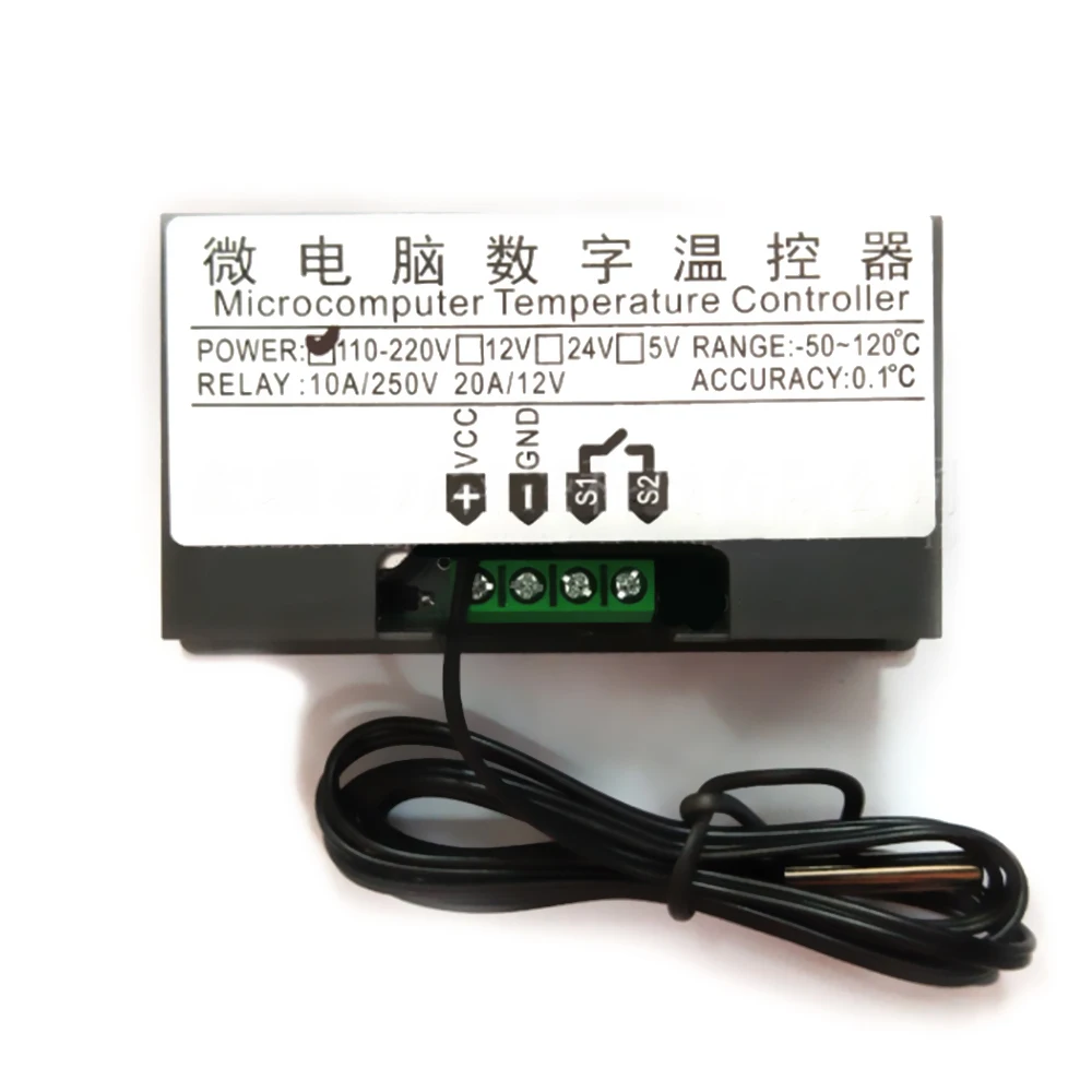 W3230 12V 24V AC110-220V 20A зонд цифровой контроль температуры светодиодный дисплей