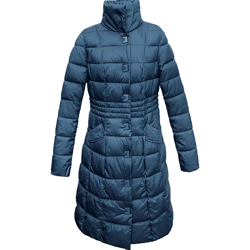 

Fashionable warm cotton padded clothes women's middle and long winter clothes 2020 new slim down cotton clothes foreign style