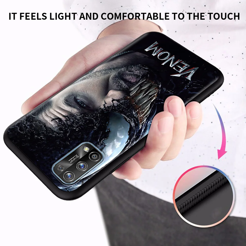 marvel phone case for oppo realme 8 c21 6 7 pro c3 a53 a9 gt xt a93 a52 7i 5 find x2 lite soft fitted coque venom free global shipping