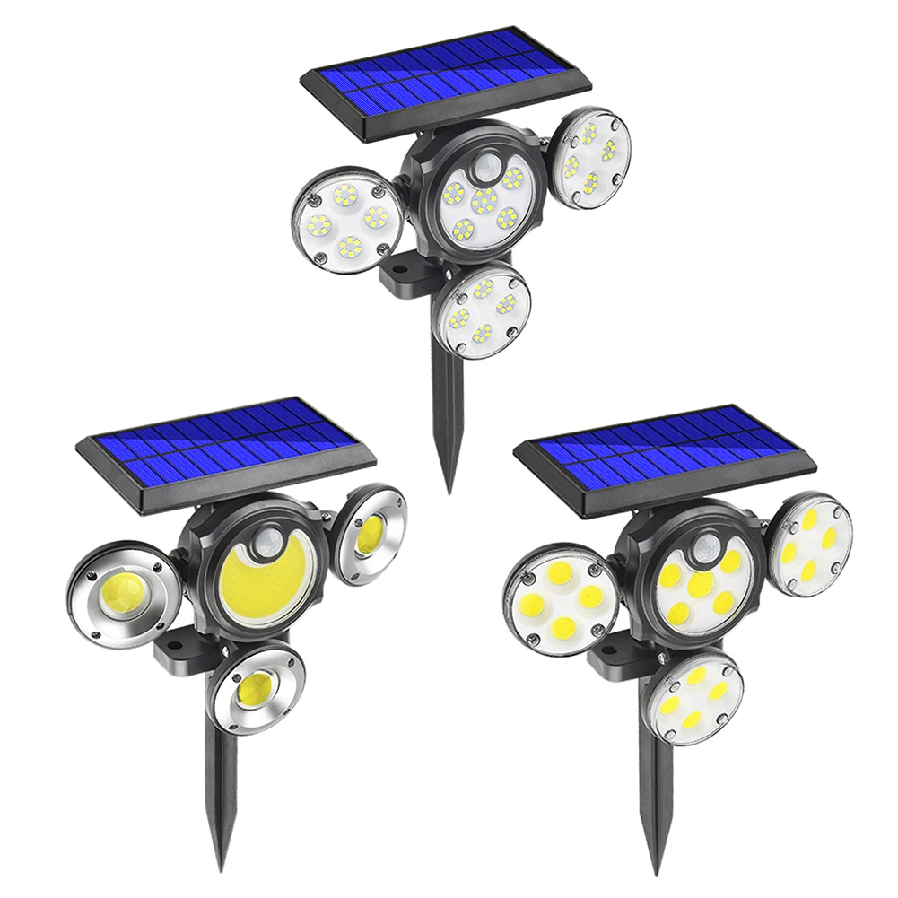 

COB Solar LED Solar Light Motion Sensor Flood Light Garage Garden Waterproof Solar Emergency Lamp Night Security