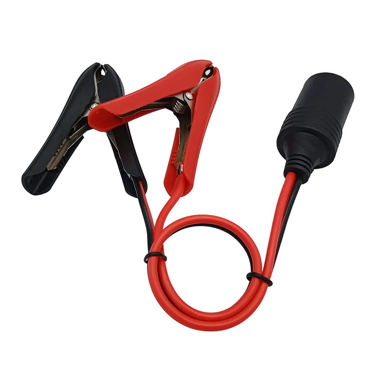 12 В/24 В удлинитель штепсельная вилка зажим аккумулятора 5 футов/1 м 14 AWG батарейный