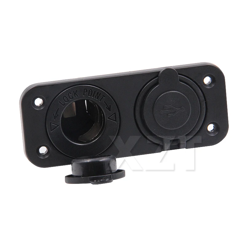 Двойная USB розетка для автомобильного прикуривателя Разветвитель 12 в зарядное