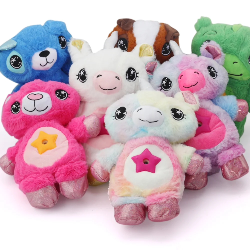 Цена Мягкое Животное светильник вым проектором в звезде, удобная плюшевая игрушка, медведь, единорог, дракон, живот, мечта, светящаяся кукла Pаспродажа Мягкое Животное светильник вым проектором в звезде, удобная плюшевая игрушка, медведь, единорог, дракон, живот, мечта, светящаяся кукла