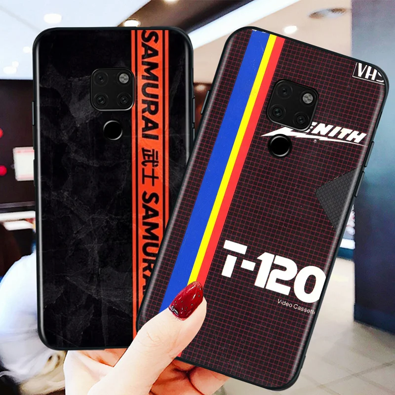 

Trend Fashion Cover For Huawei Mate 10 20 20X(5G) 30 40 40RS Nova5i PRO Lite Plus Black Soft Phone Case