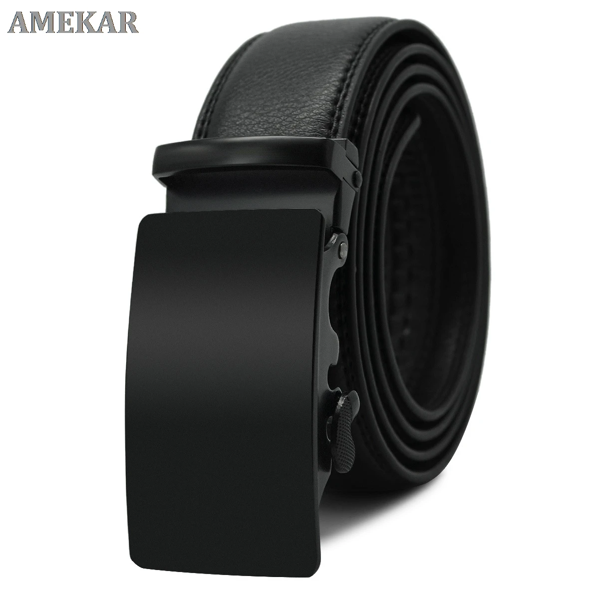 

New Hasemeka Fashion Designers Men Automatic Buckle Leather Luxury Belts Business Male Alloy Buckle Belts For Men Ceinture Homme