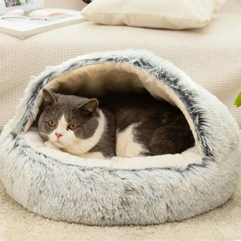 

Cat Bed Sleeping Beds for Cats Soft Cushion Mats Pet Kennel Cat Sleeping Bed Pet Supplies Cats Products for Pets Cama Para Gato