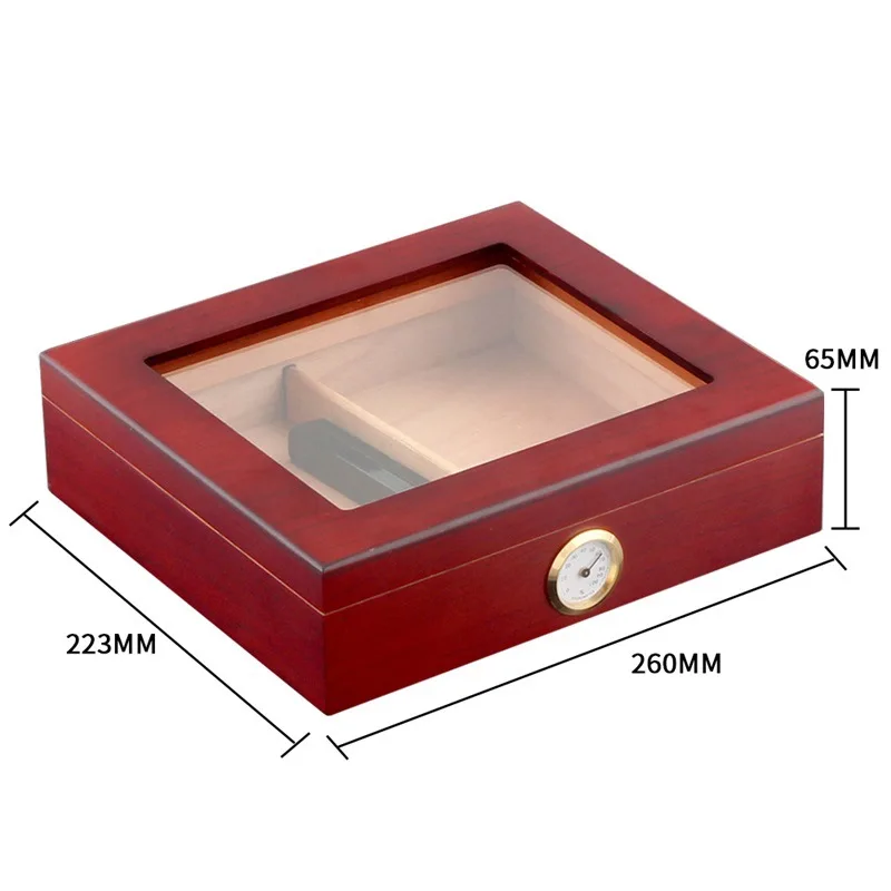 Портативный увлажнитель для сигар из кедрового дерева вместительная