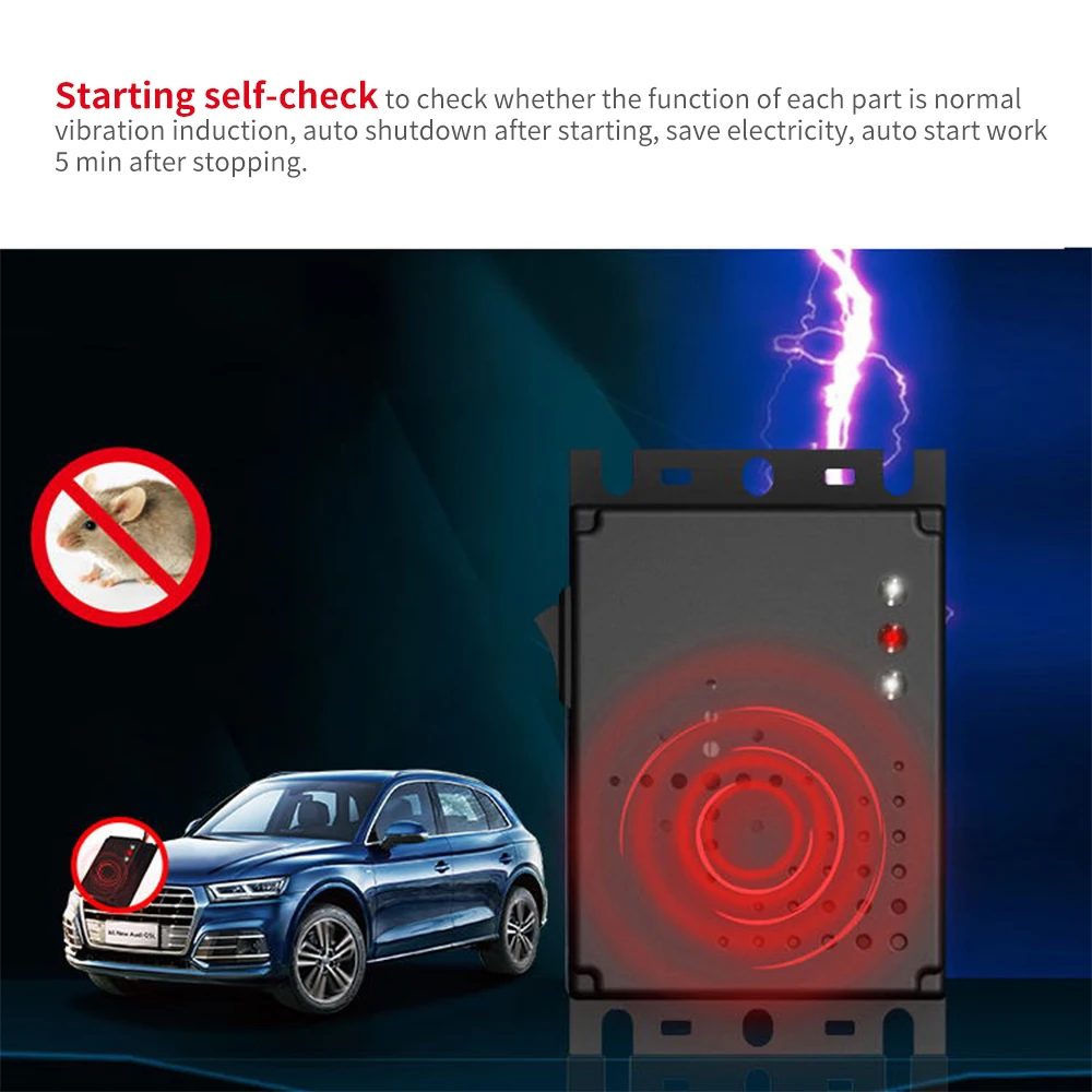 Ультразвуковой репеллент для автомобиля репелленты мышей вредителей мыши крысы