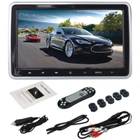 50 hot sell 10 1 inch car headrest bluetooth fm touch key remote control dvd player monitor