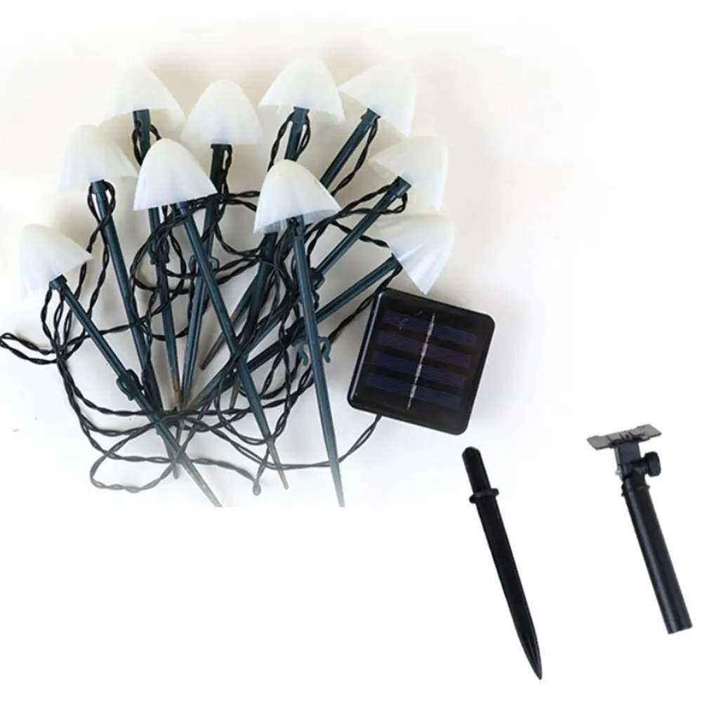 

Solar LED Outdoor Waterproof Mushroom Garden Decoration Light 8 Lighting Modes Solar Panels Warm Atmosphere